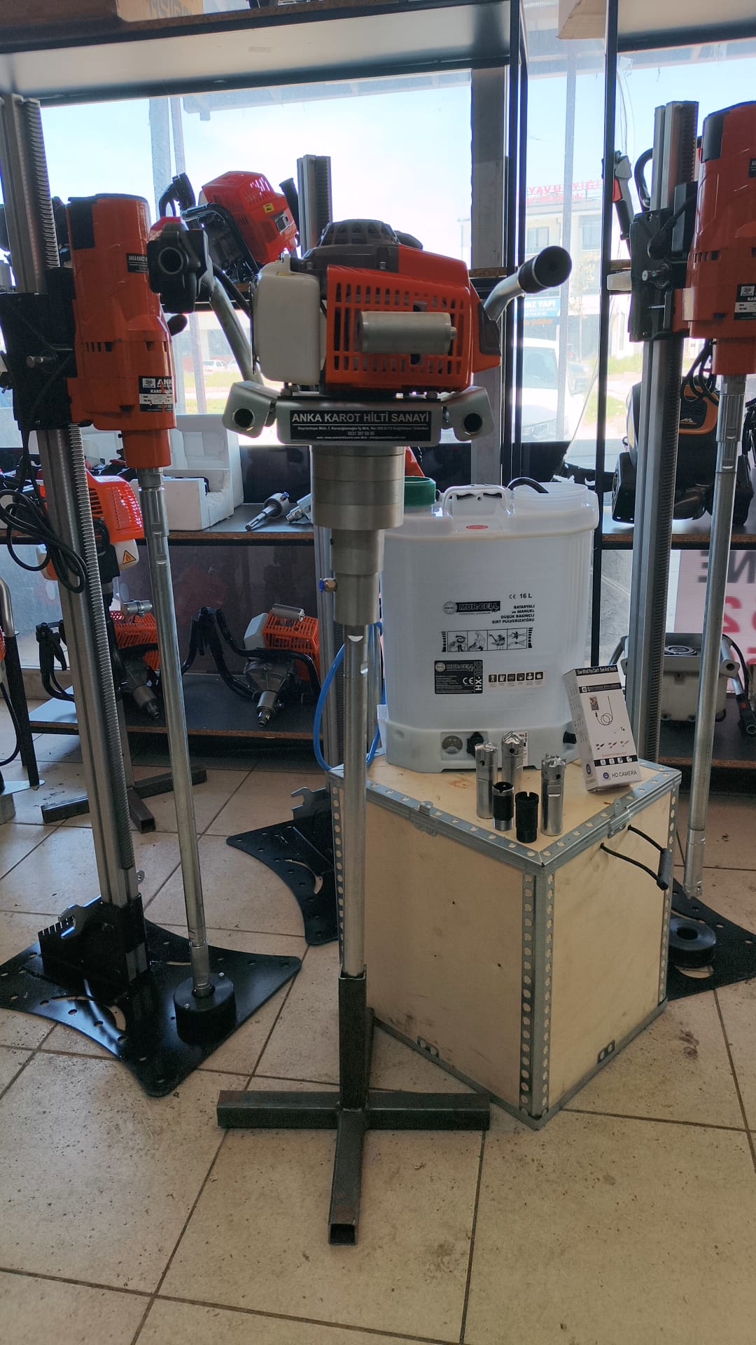 5.5 Planet Şanzıman Redüktörlü Benzinli El Sondaj Makinesi